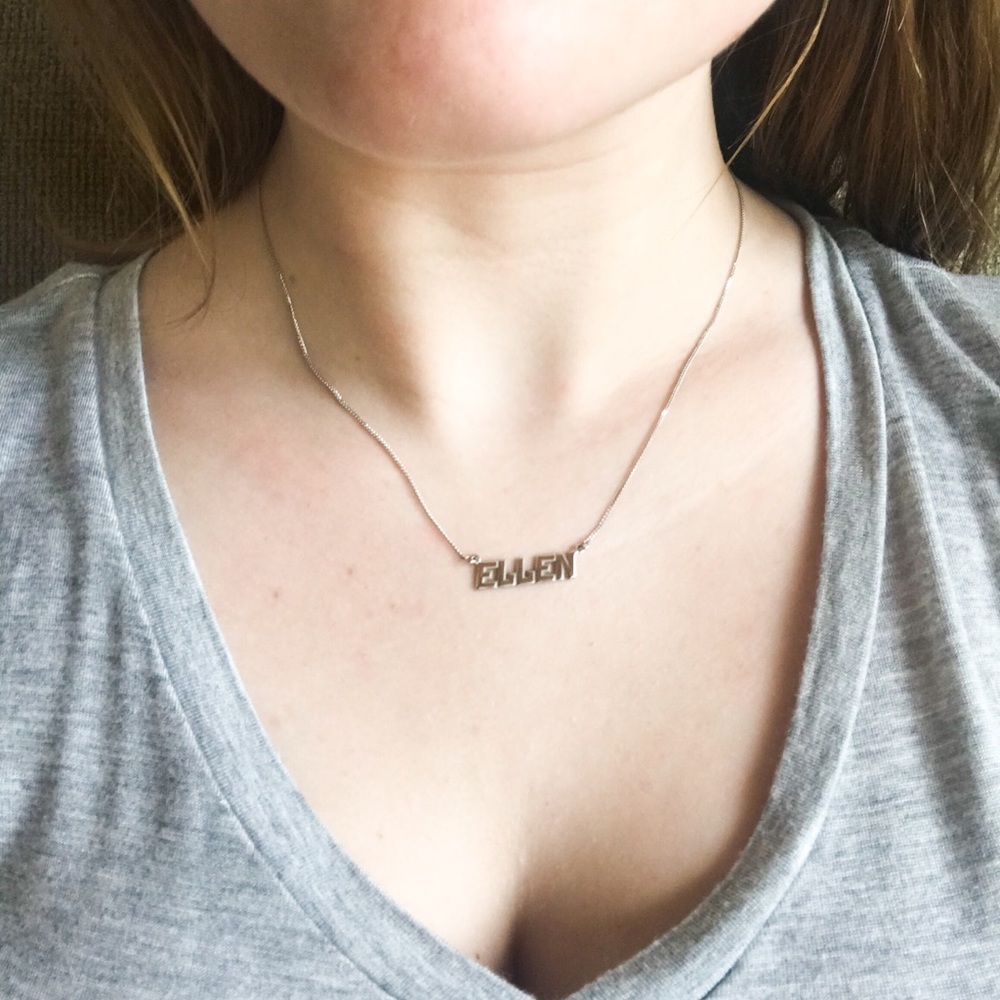 Sterling Silver “Ellen”necklace